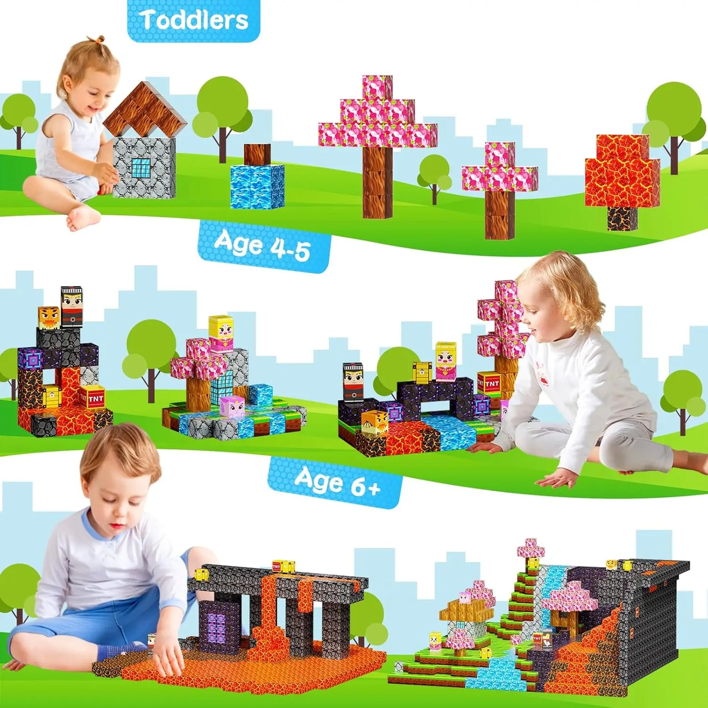 Magnetic Building Blocks