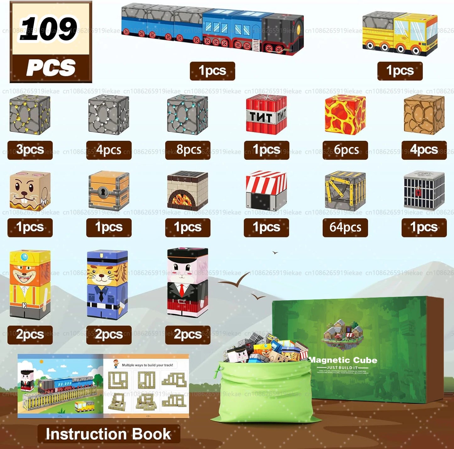 Magnetic Building Blocks