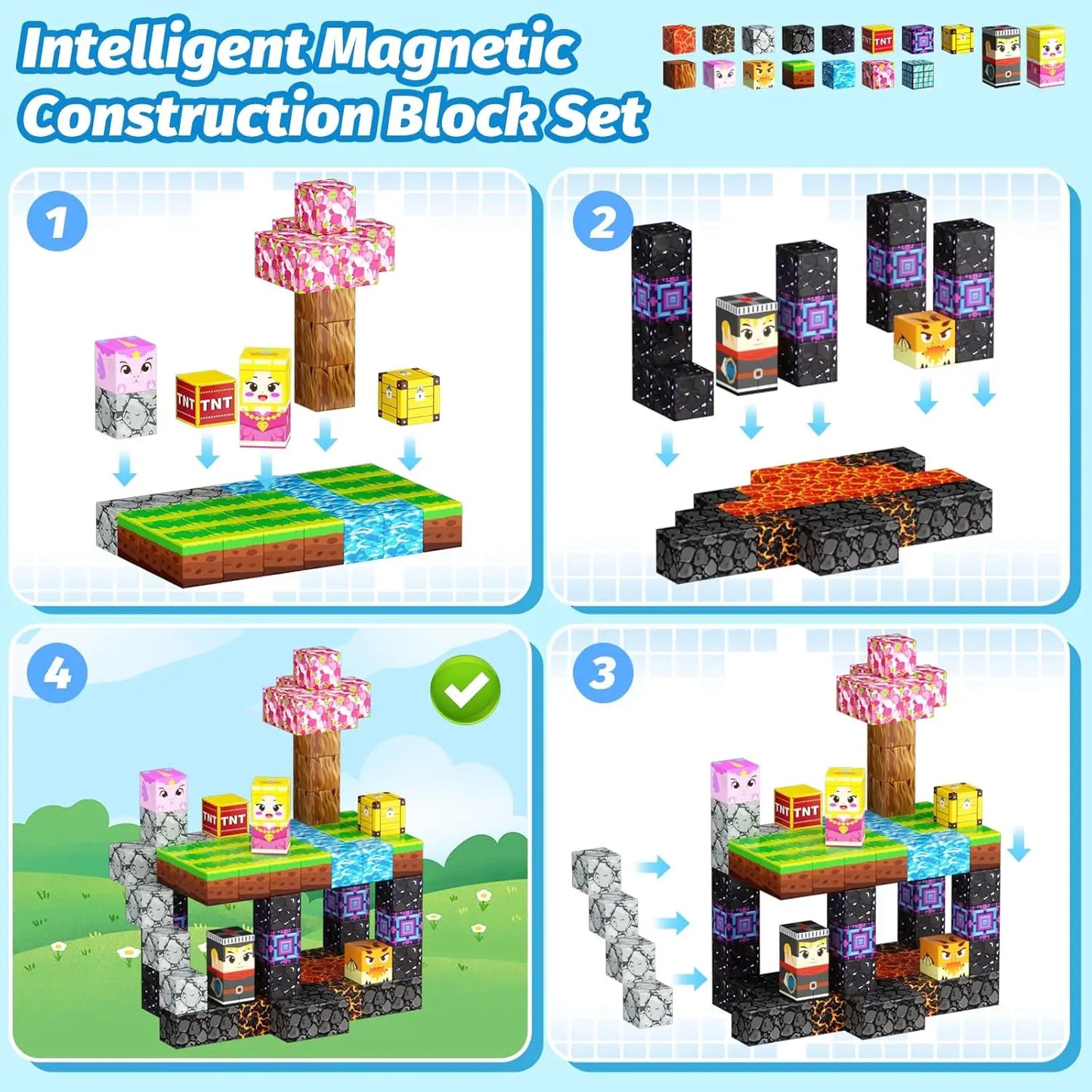 Magnetic Building Blocks
