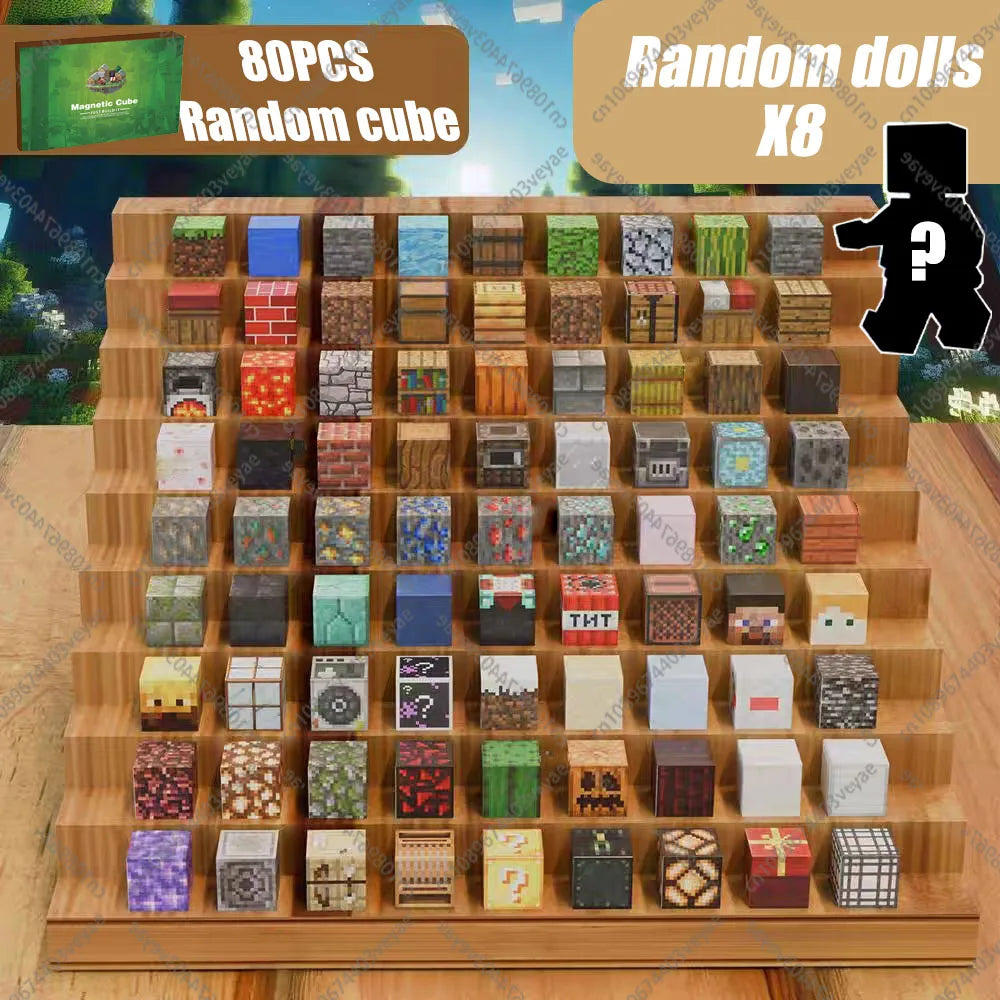 Magnetic Building Blocks Mine World Magnet