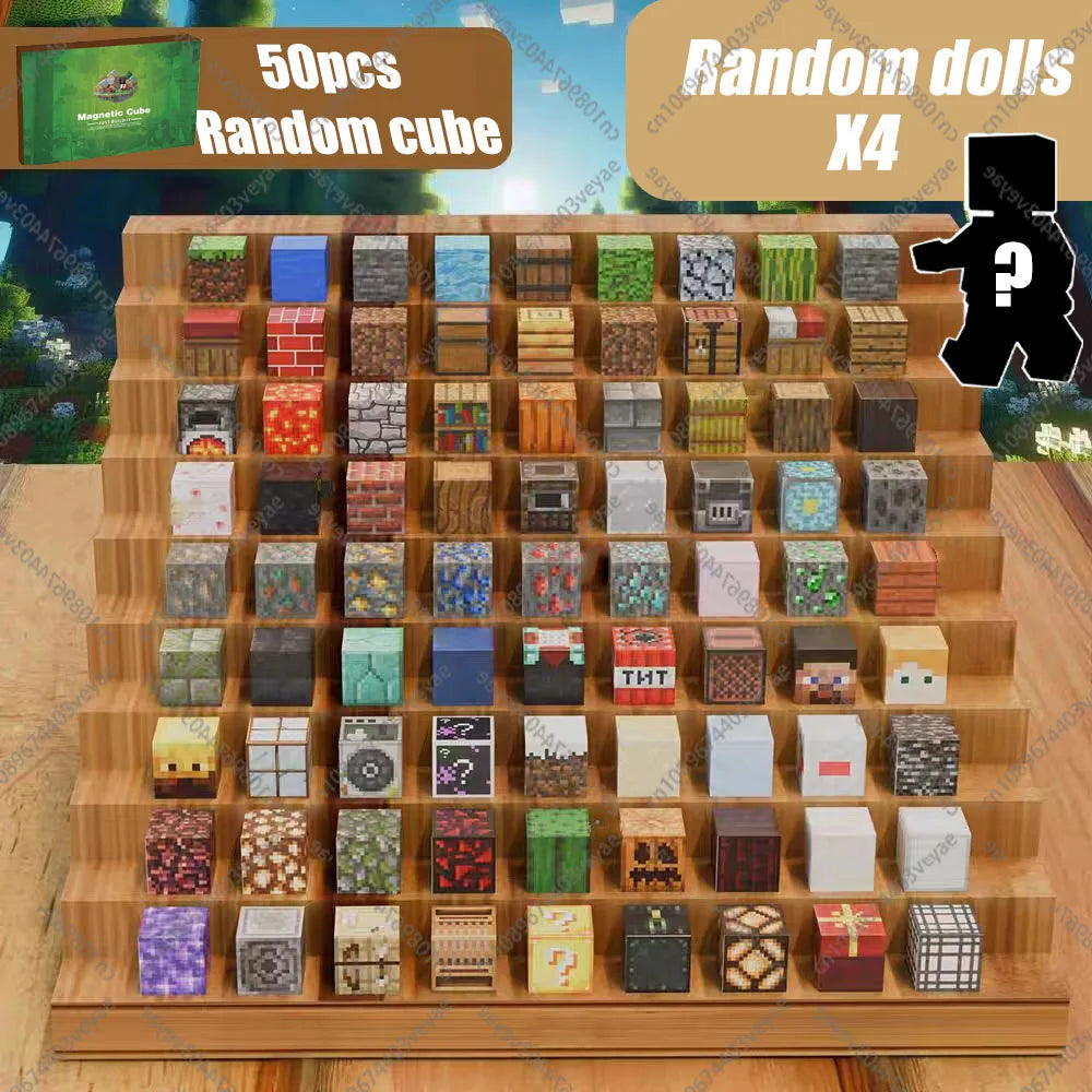 Magnetic Building Blocks Mine World Magnet