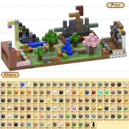 Magnetic Building Blocks Mine World Magnet 