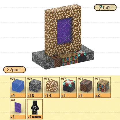 Magnetic Building Blocks Mine World Magnet 