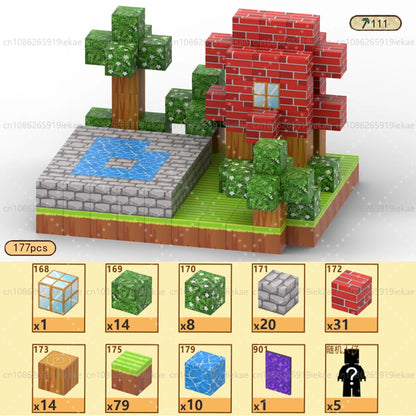 Magnetic Building Blocks Mine World Magnet 