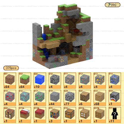Magnetic Building Blocks Mine World Magnet 