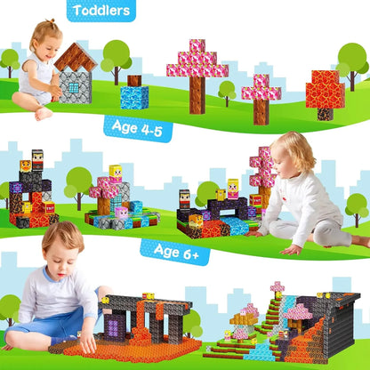 Magnetic Building Blocks Mine World Magnet 