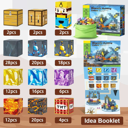 Magnetic Building Blocks Mine World Magnet 
